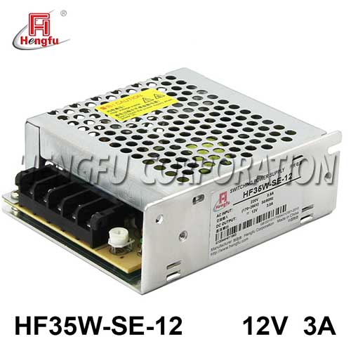 HF35W-SE-12衡孚电源AC220V转直流DC12V3A单路输出经济型开关电源