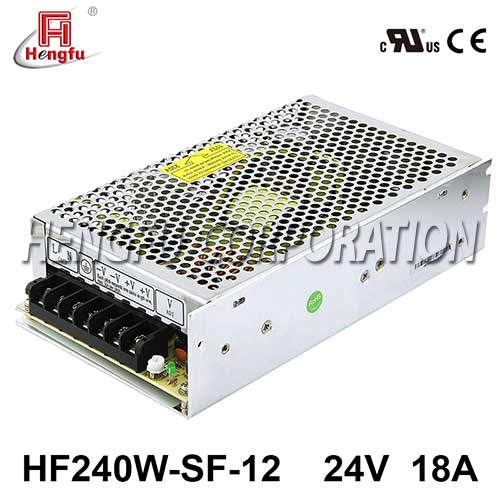 HF240W-SF-12衡孚电源110/220VAC转DC12V18A单路输出直流开关电源