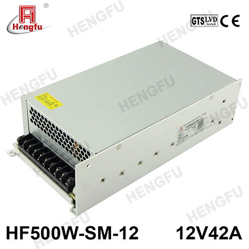 衡孚电源HF500W-SM-12直流DC12V42A单路小体积大功率开关电源